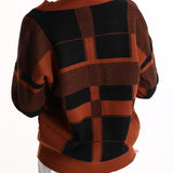 Sweater with Metric Prints