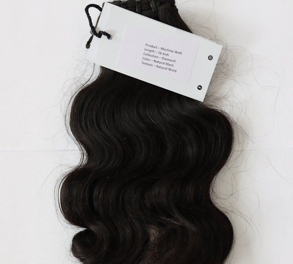 Wavy Weave-in Extensions: 40cm/Black JASPER