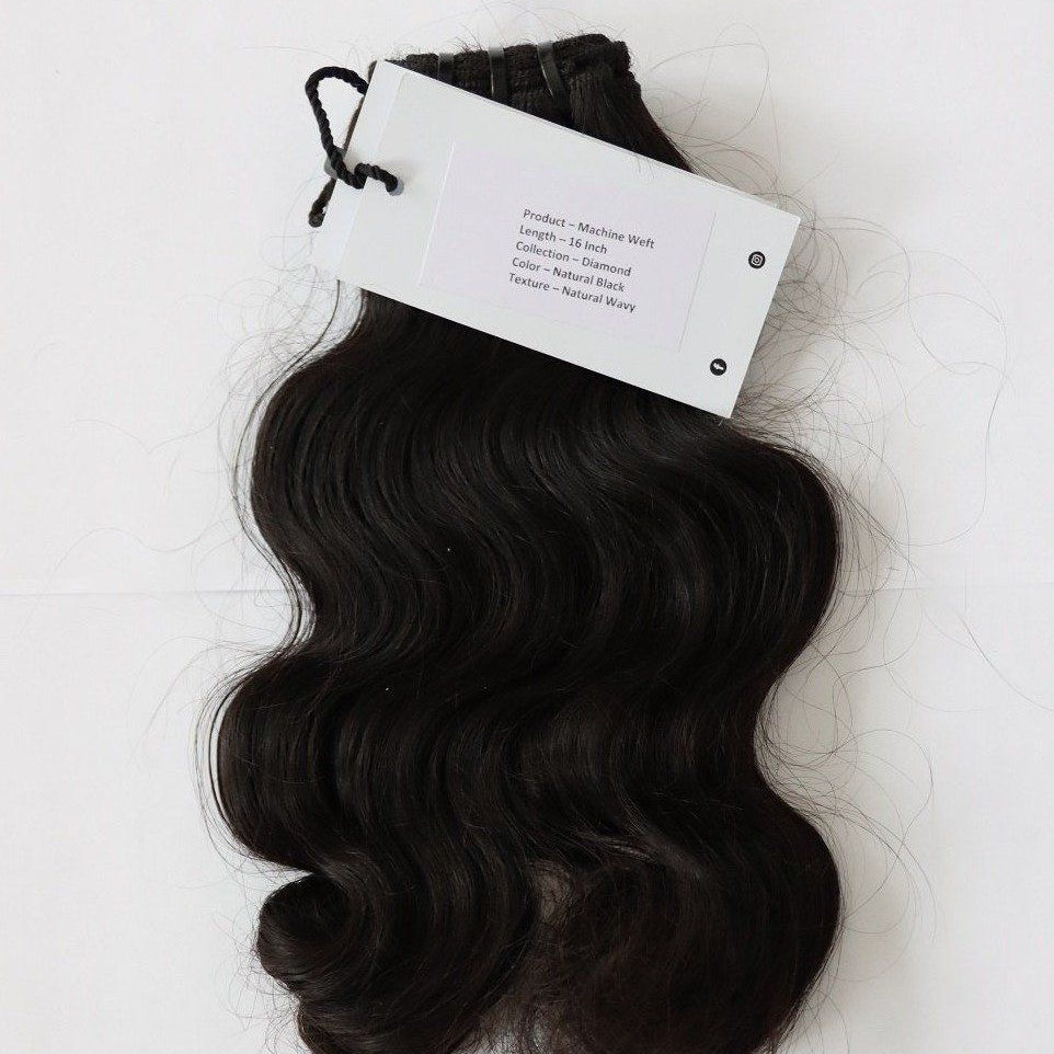 Wavy Weave-in Extensions: 40cm/Black JASPER