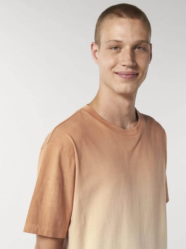 Dip Dye T-Shirts unisex, yellow t-shirts, sand t-shirts, unisex t-shirts at JASPER Mode