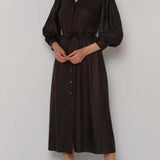 Faux Leather Maxi Dress