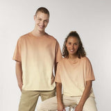 Dip Dye T-Shirts S, yellow ,JASPER Mode