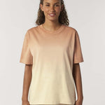 Dip Dye T-Shirts M, yellow ,JASPER Mode
